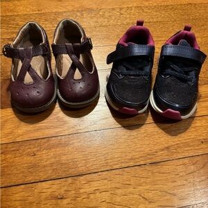 Stride Rite Toddler Girls Mary Janes & Sneakers - 2 PAIR BUNDLE